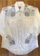 Menâ€™s Vintage 2 Tone Embroidered Western Shirt - 6737-IVO by Rockmount Ranch Wear