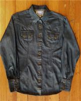 Women's Classic Stonewash Tencel Denim Sawtooth Western Shirt 740-DT by Rockmount Ranch Wear