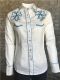 Womenâ€™s Rhinestone & Scroll Embroidery Shirt by Rockmount Ranch Wear