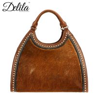 LEA-6006 Delila 100% Genuine Leather Collection-Brown
