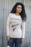 Cowgirl with Dirt on Her Thermal Made in USA T-1825