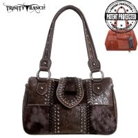 TR07G-8247 Trinity Ranch Concealed Handgun Collection Handbag-Coffee