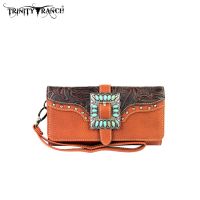 TR30-W002 Montana West Buckle Collection Wallet-Brown