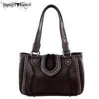 TR32-8248 Trinity Ranch Tooled Design Collection Handbag