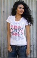 Cowgirl REBEL Sheer Burnout T-1561 Original Cowgirl Clothing Co