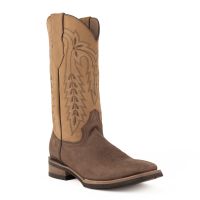 Hunter Durable Farm & Ranch Western Boots | Ferrini Boots - Ferrini USA (Hunter Sizes: 8D, Hunter Colors: Chocolate / Antique)