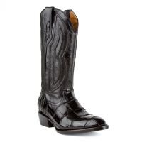 Stallion Handcrafted Alligator Belly Exotic Cowboy Boots | Ferrini Boots (Ferrini Sizes: 8D, Ferrini Colors: 27 Black)