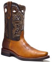 MENS 845-F  PULL UP RODEO FRENCH TOE (Denver Colors: TAN/BWN, Denver Sizes: 8.0 EE)