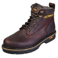 CEBU Men's Borceshark 6â€ Work Boot (Cebu Color: BROWN Non-S-Toe, Cebu Size: 5)