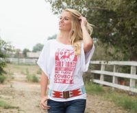 If it Involves Horses, Dirt Roads....Count Me In  Dolman Sleeve T-1843 (Bonanza  Sizes: Small)