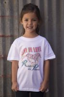 Live in Love Ride in Peace Youth  TY-205 (Bonanza  Sizes: 2T)