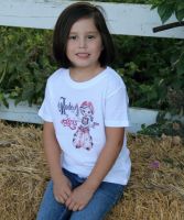 Rodeo  for Girls 1946 Tee  Youth  TY-203 (Bonanza  Sizes: X-Small)