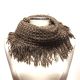 Soft Knit Infinity Scarf With Fringe