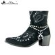 BOT160503-01 TWO STRAND CRYSTAL BOOT CHAIN W/PISTOLS CHARM