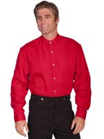 Wahmaker Full Button Front with Inset Bib - Red