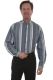 Wahmaker Crisp Cotton Stripe Shirt - Blue