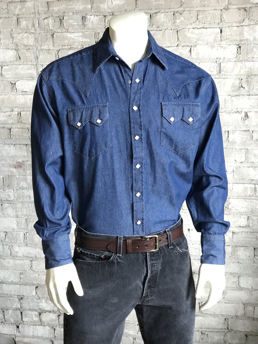 SAWTOOTH DENIM WESTERN SHIRT