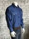 Men's Classic Stonewash Denim Sawtooth Western Shirt 640-DS by Rockmount Ranch Wear