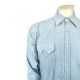 Men's Classic Stonewash Denim Sawtooth Western Shirt 640-DS by Rockmount Ranch Wear