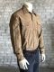 Men's Vintage Cross Hatch Chambray Western Shirt 6400-BRN by Rockmount Ranch Wear