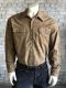 Men's Vintage Cross Hatch Chambray Western Shirt 6400-BRN by Rockmount Ranch Wear
