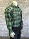 Men's Plush Flannel Plaid Western Shirt 647-GRN/TUR by Rockmount Ranch Wear