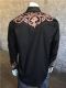 Tooled Embroidery Cotton Gab Western Shirt 6715 by Rockmount Ranch Wear