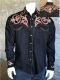 Tooled Embroidery Cotton Gab Western Shirt 6715 by Rockmount Ranch Wear