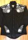 Menâ€™s Vintage 2 Tone Embroidered Western Shirt - 6737-BLK by Rockmount Ranch Wear