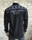 Vintage Black Crossroads Fine â€œXâ€ Stitch Embroidered Western Shirt 6743-BLK by Rockmount Ranch Wear