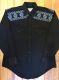Vintage Black Crossroads Fine â€œXâ€ Stitch Embroidered Western Shirt 6743-BLK by Rockmount Ranch Wear