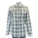Rockmount Ranch Wear Women's Shadow Plaid Dobby Lurex Western Shirt