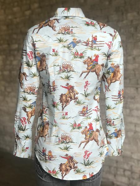 Western Shirt 90s Cowboy Boots Print Button Up Shirt Beige Western Shirt  Rodeo Collared Long Sleeve Cowgirl Vintage Tan Novelty Top Small