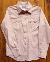 Women's Pink Windowpane Check Shirt 7452-P by Rockmount Ranch Wear