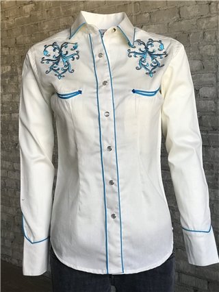 Women's western hotsell shirts with rhinestones