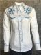 Womenâ€™s Rhinestone & Scroll Embroidery Shirt by Rockmount Ranch Wear