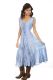 Full length lace-up front sleeveless dress HC118
