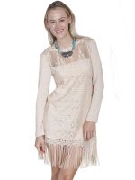 Honey Creek  lace dress features long sleeves