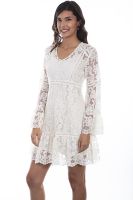 Honey Creek Beautifully Designed Cotton Blend Lace Dress HC557