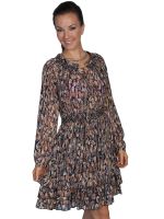 Honey Creek Lightweight feather print dress