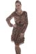 Honey Creek Lightweight feather print dress
