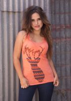 Poppy Wild and Free Bohemian Deer Tank T-1835-2015