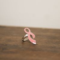 Pink Ribbon Ring  J-2440