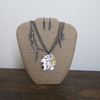 Feather Chief Necklace Set J-2492