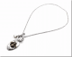 New  Be Happy Necklace with Pearl Earrings  J-3065