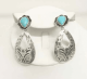 New Cambria Tear Drop Earring J-4012 Silver