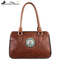 LEA-6001 Montana West Trinity Ranch Full Genuine Leather Collection-Coffee