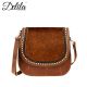 LEA-6007 Delila 100% Genuine Leather Hair-On Collection-Brown