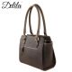 LEA-6014 Delila 100% Genuine Leather Tooled Collection-Brown