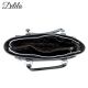 LEA-6017 Delila 100% Genuine Leather Tooled Collection-Black